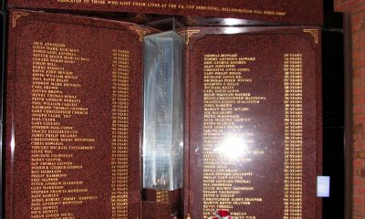 This image shows a memorial for those who died on this tragic day, this is courtesy of Vincent Teeuwen from Vianen, The Netherlands - Hillsborough Memorial