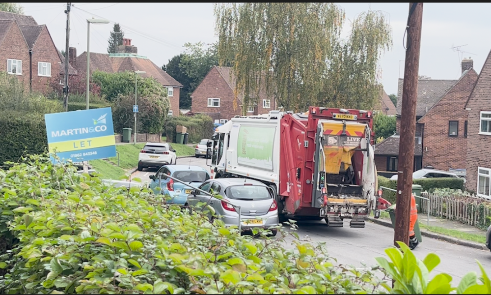Rubbish collection in Winchester