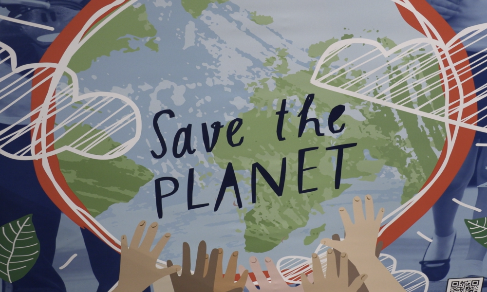 Save the planet poster